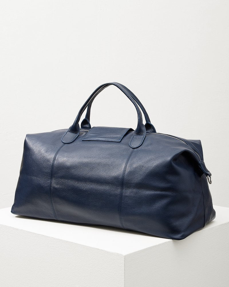 Tommy Bahama Everyday - Stanford Navy Leather Duffel Bag