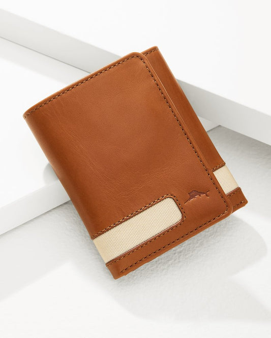 Tommy Bahama Smart Buy - Nylon Inlay Trifold Wallet