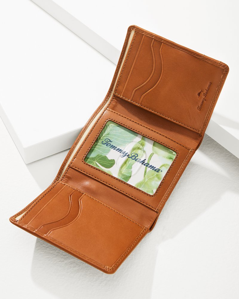Tommy Bahama Smart Buy - Nylon Inlay Trifold Wallet