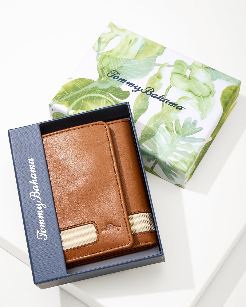 Tommy Bahama Smart Buy - Nylon Inlay Trifold Wallet