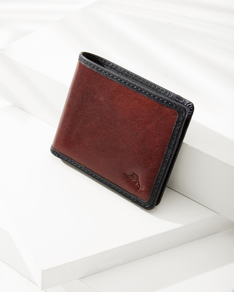 Tommy Bahama Exclusive - Contrast Binding Slimfold Wallet