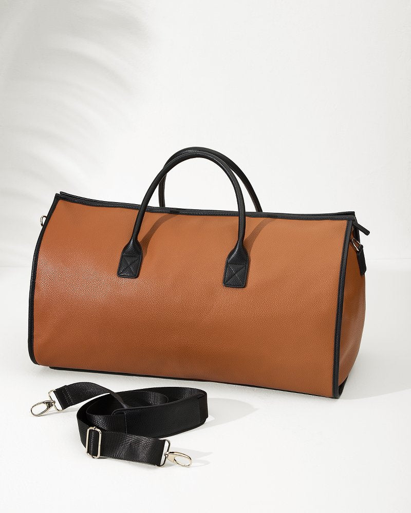 Tommy Bahama New - Siena Tan 2-in-1 Garment Duffel Bag
