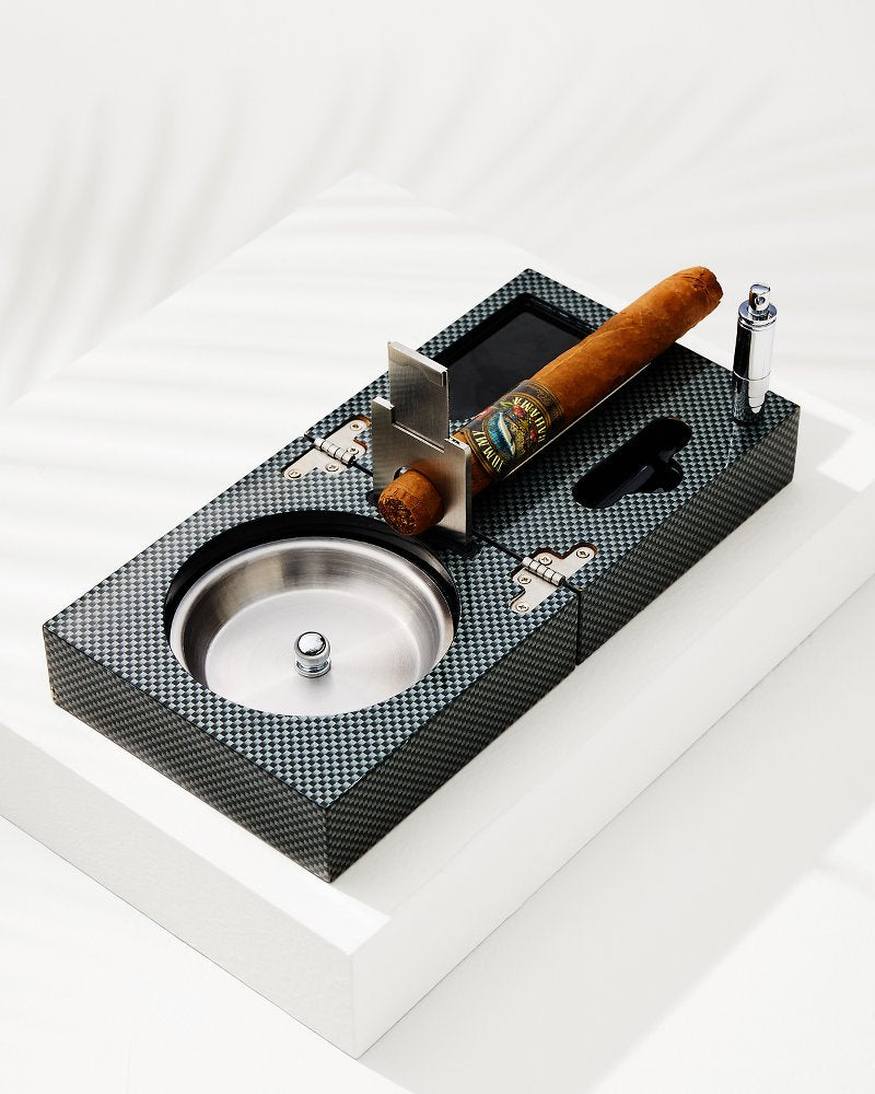 Tommy Bahama New - Cigar Accessories & Folding Ashtray Set