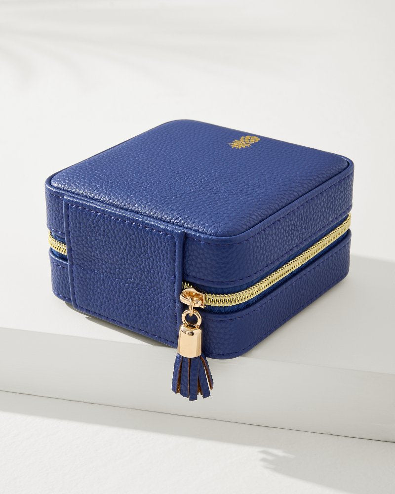 Tommy Bahama Popular - Leah Navy Travel Jewelry Case