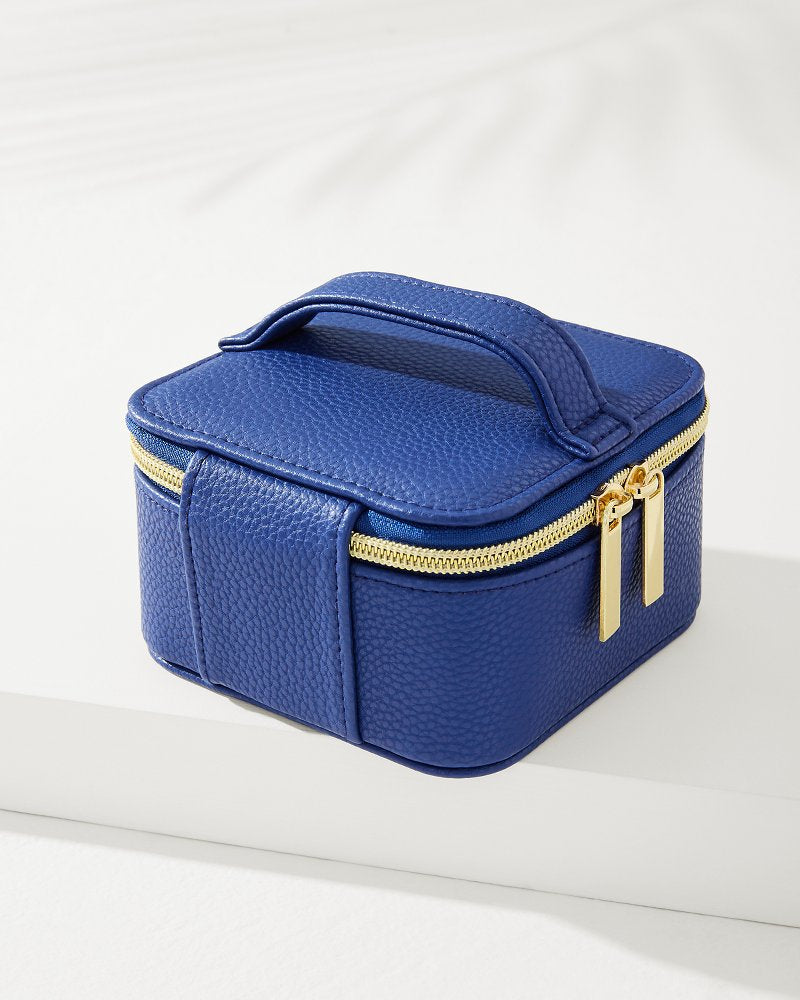 Tommy Bahama Trending - Leah Navy Travel Jewelry Case With Pouch