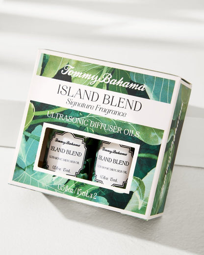Tommy Bahama Essential - Island Blend Ceramic Pineapple Diffuser Oil Refill Set