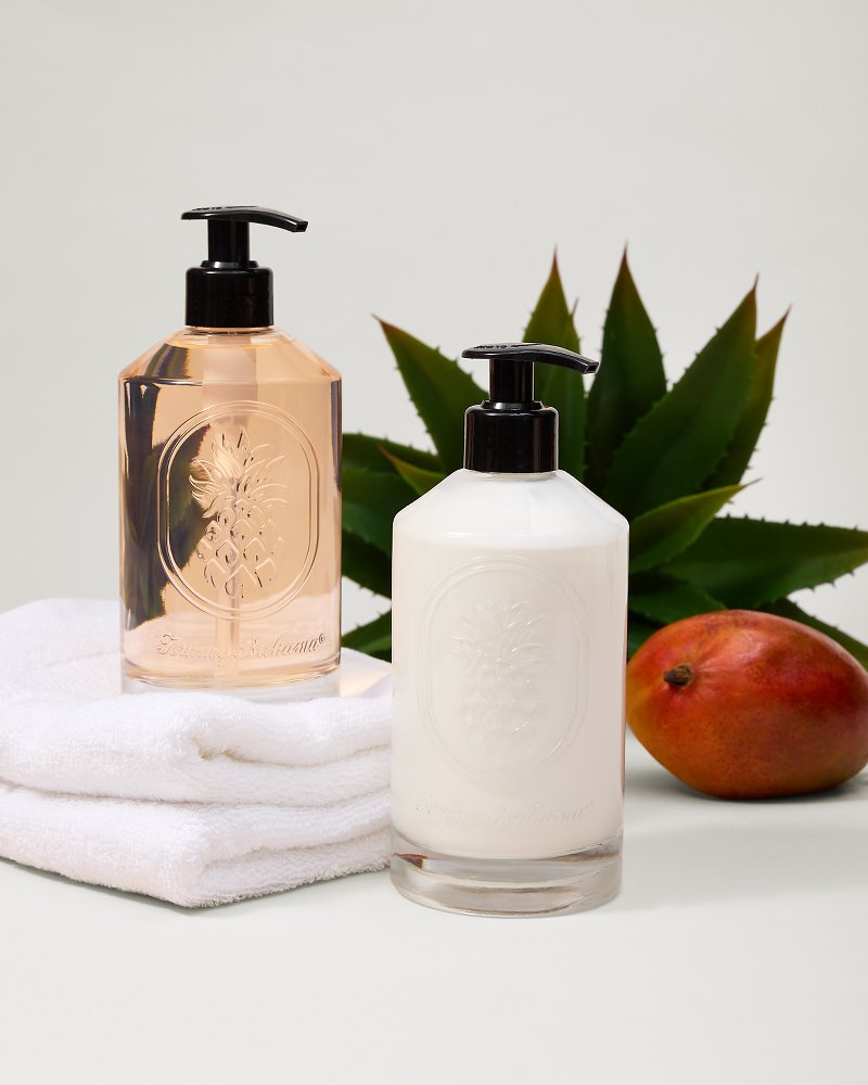 Tommy Bahama Essential - Maui Mango Glass Hand Soap & Lotion Set