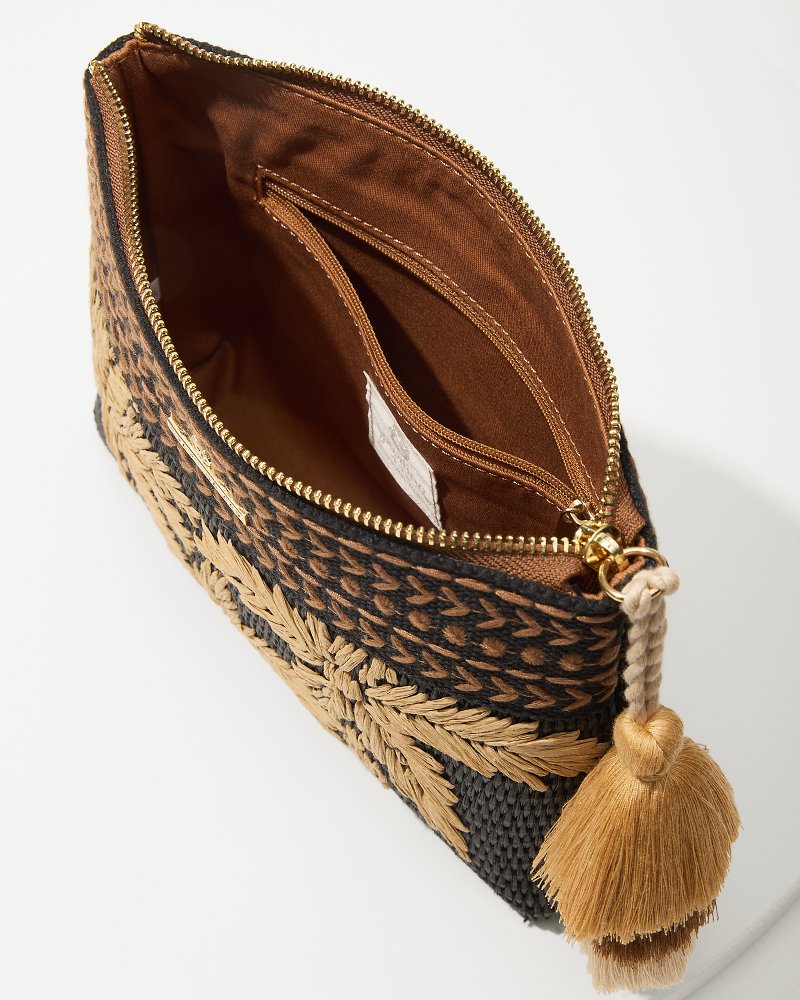 Tommy Bahama Exclusive - Raffia Palms Maci Wristlet