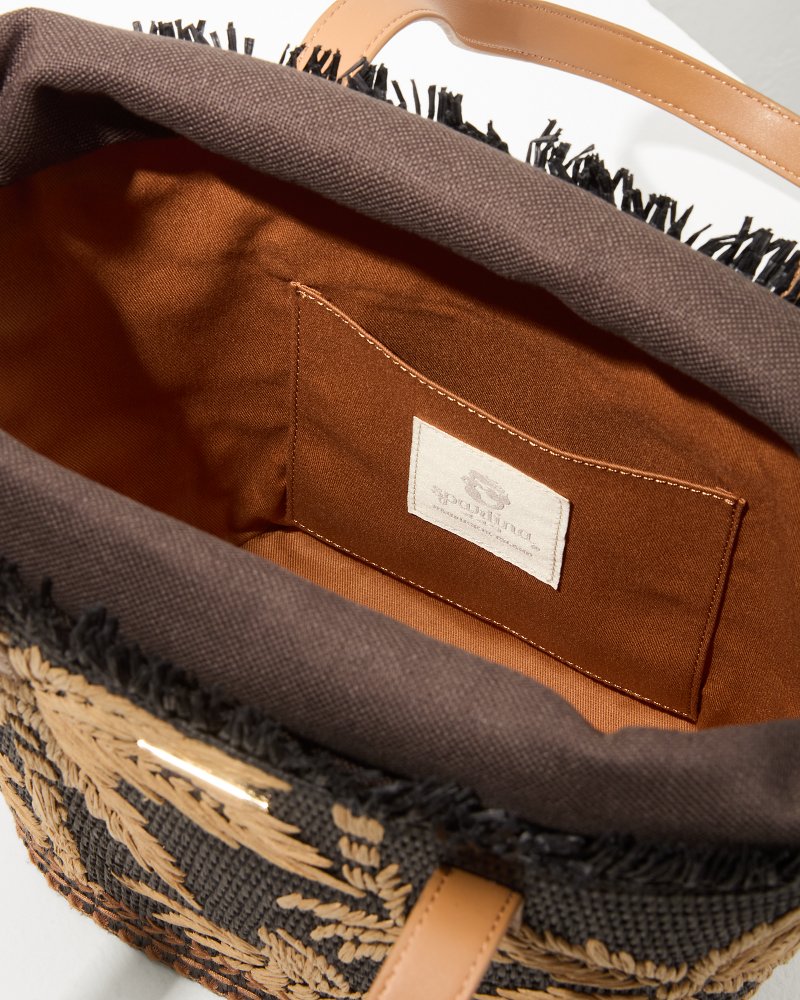 Tommy Bahama Best Price - Raffia Palms Small Tote