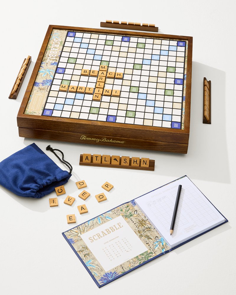 Tommy Bahama Everyday - Tommy Bahama Deluxe Scrabble Board Game