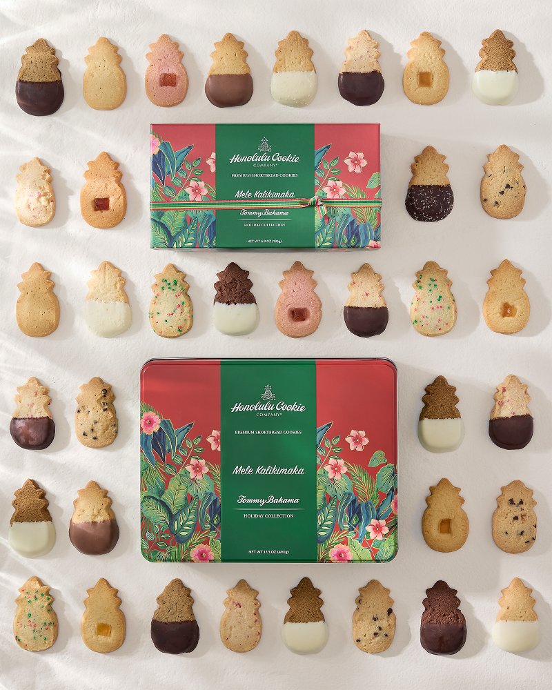 Tommy Bahama Premium - Tommy Bahama x Honolulu Cookie Company® Mele Kalikimaka Gift Tin