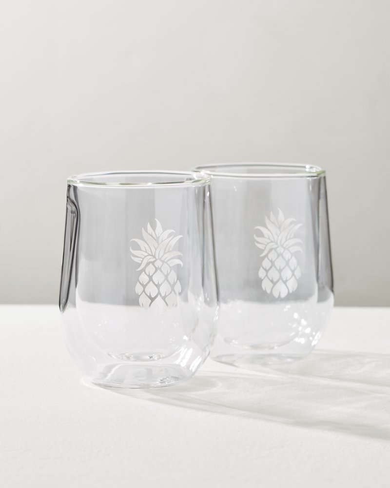 Tommy Bahama Premium - Corkcicle® Stemless Wine Glass - Set of 2