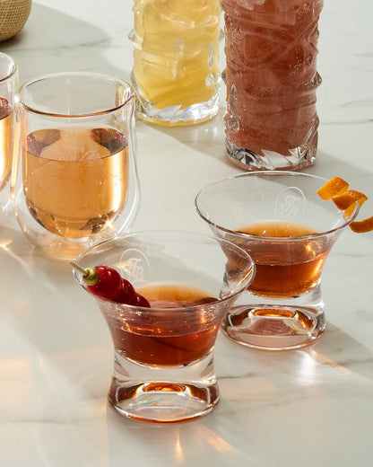 Tommy Bahama Trusted - Tommy Bahama Crystal Manhattan Glasses