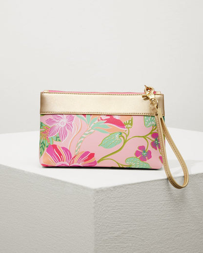 Tommy Bahama Discount - Flamingo Pineapple Tassel Wristlet