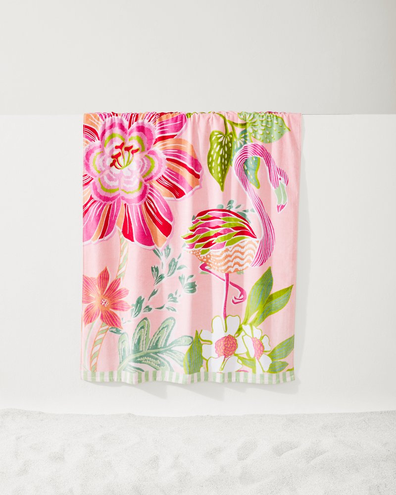Tommy Bahama Smart Buy - Flamingo Pineapple Beach Towel