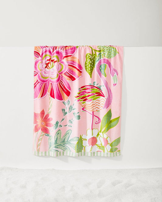 Tommy Bahama Smart Buy - Flamingo Pineapple Beach Towel