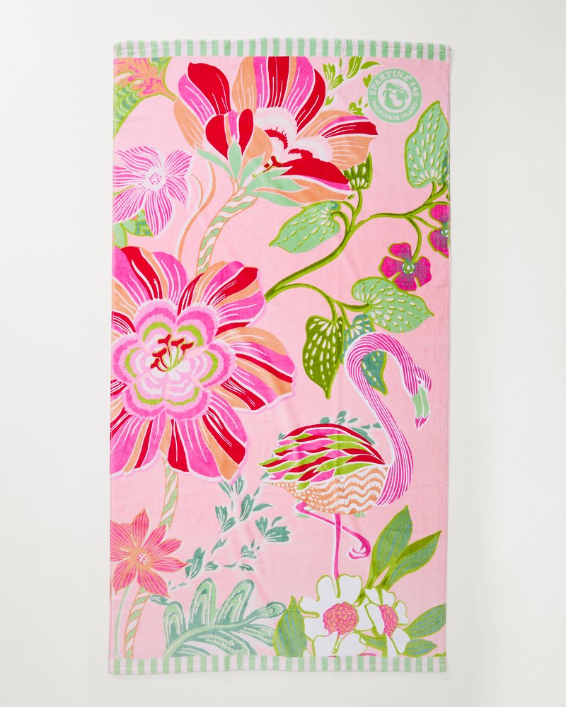 Tommy Bahama Smart Buy - Flamingo Pineapple Beach Towel