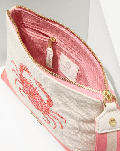Tommy Bahama Latest - Embroidered Red Crab Carina Wristlet