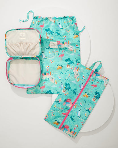 Tommy Bahama Customer Favorite - Greetings from Florida Packing Cube 6-Piece Set