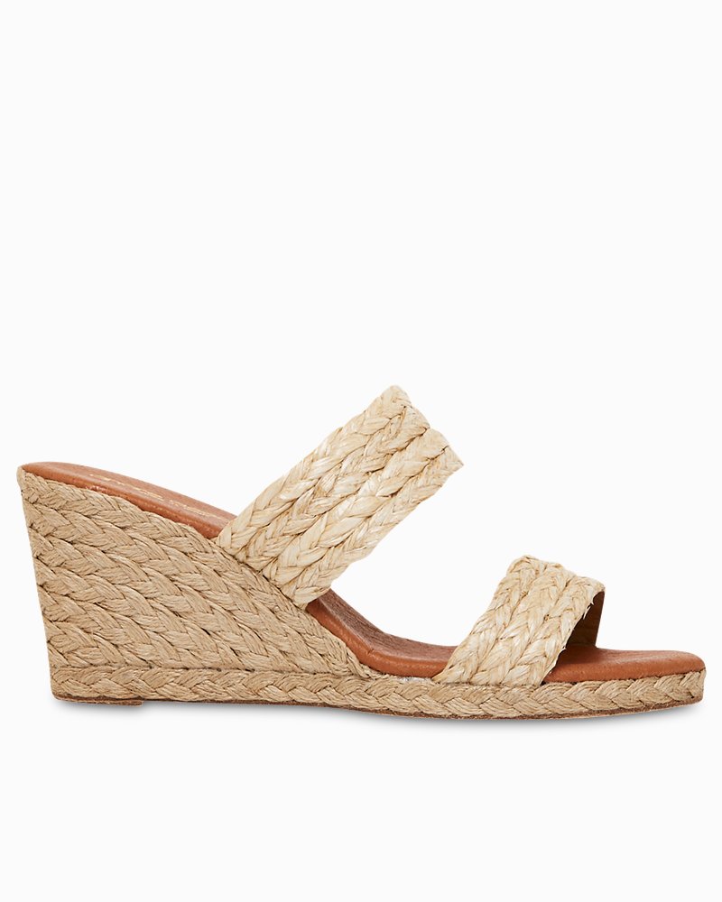 Tommy Bahama Classic - André Assous Nolita Braided Raffia Wedge Sandals