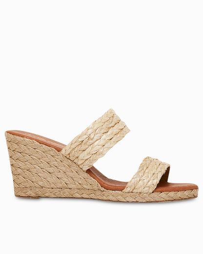 Tommy Bahama Classic - André Assous Nolita Braided Raffia Wedge Sandals