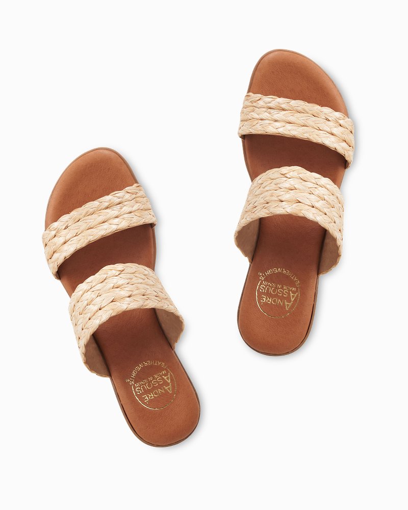 Tommy Bahama Trusted - André Assous Narice Featherweights™ Raffia Sandals