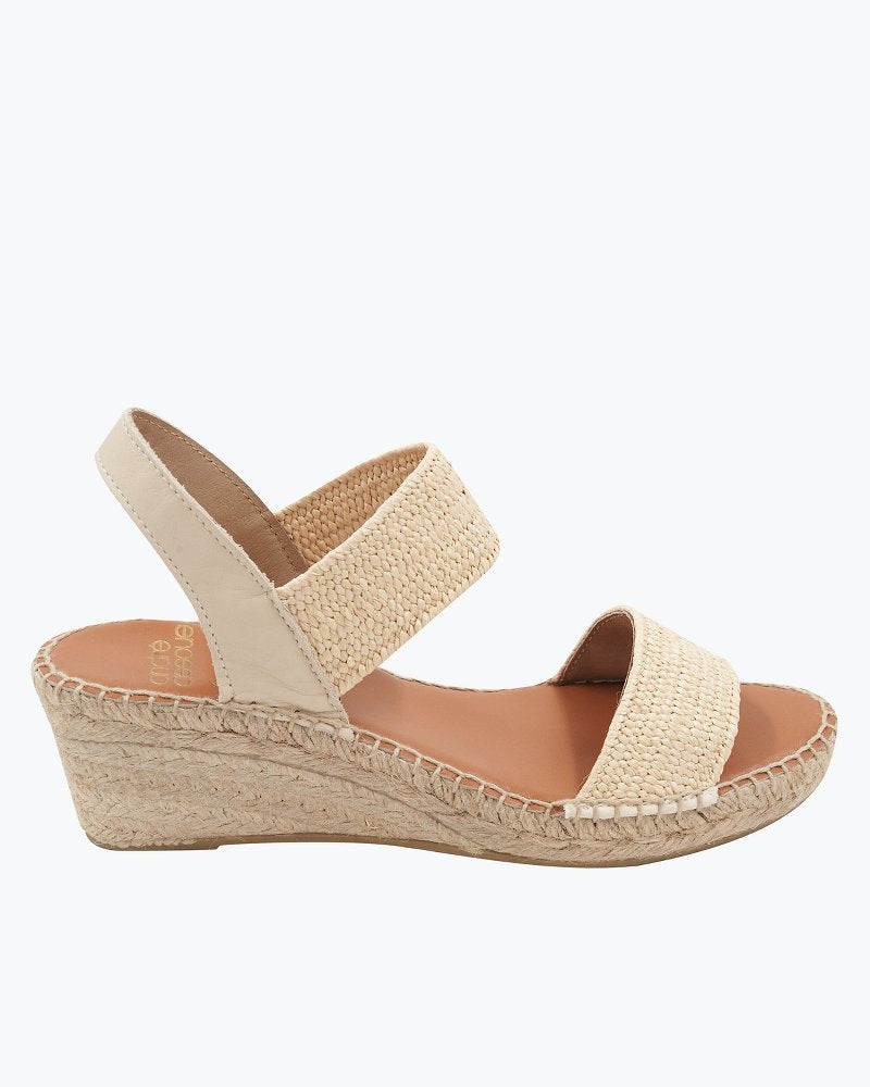 Tommy Bahama New - André Assous Aviana Stretch Espadrille Wedge Sandals