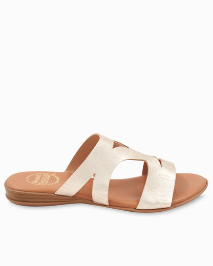 Tommy Bahama Customer Favorite - André Assous Nailea Metallic Cork Sandals