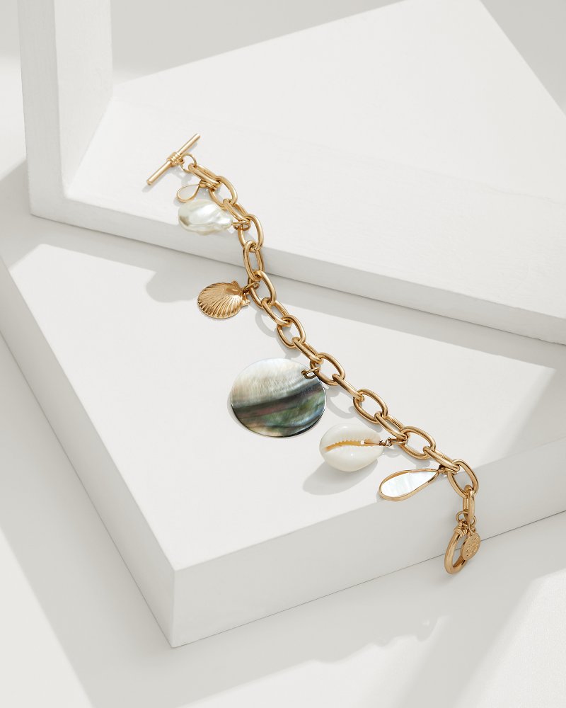 Tommy Bahama Exclusive - Seaside Link Shell Charm Bracelet