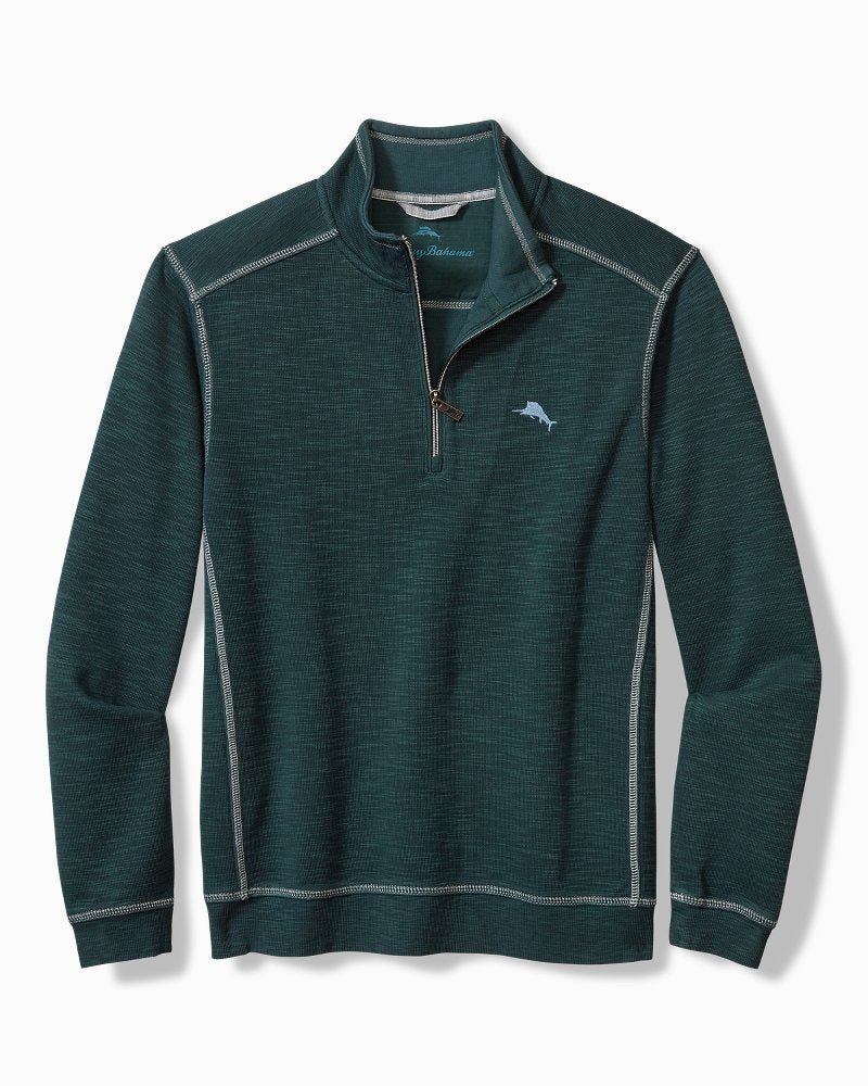 Tommy Bahama Recommended - Big & Tall Tobago Bay Half-Zip Sweatshirt