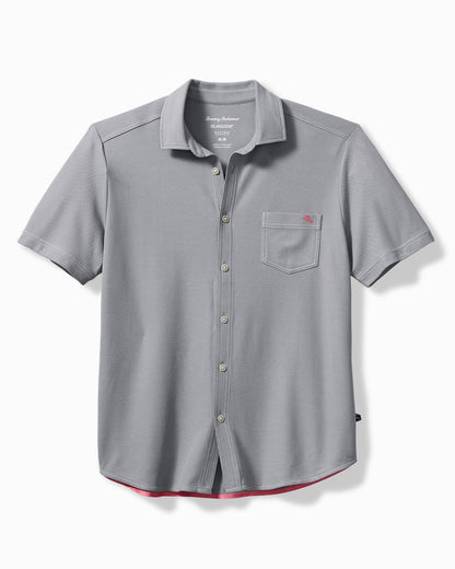 Tommy Bahama Essential - Big & Tall Emfielder IslandZone® Knit Short-Sleeve Shirt