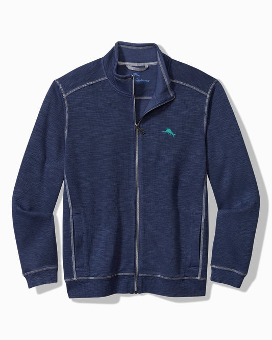 Tommy Bahama New - Big & Tall Tobago Bay Full-Zip Sweatshirt