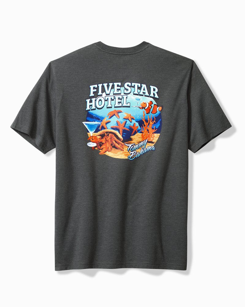 Tommy Bahama Signature - Big & Tall Five Star Hotel Graphic T-Shirt