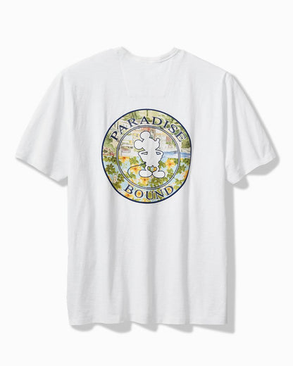 Tommy Bahama Sale - Big & Tall Disney x Tommy Bahama Paradise Bound Short-Sleeve Lux T-Shirt