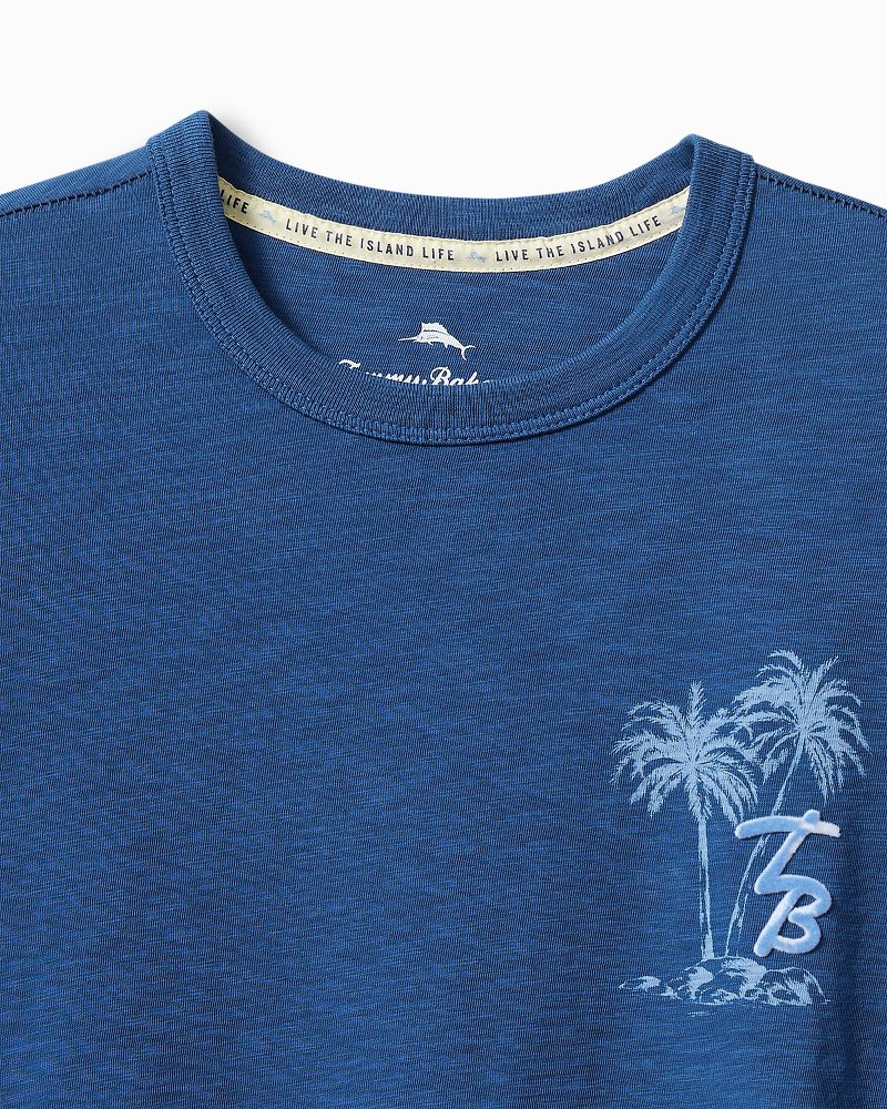 Tommy Bahama Quality - Big & Tall High Tide Hangout Long-Sleeve Lux T-Shirt