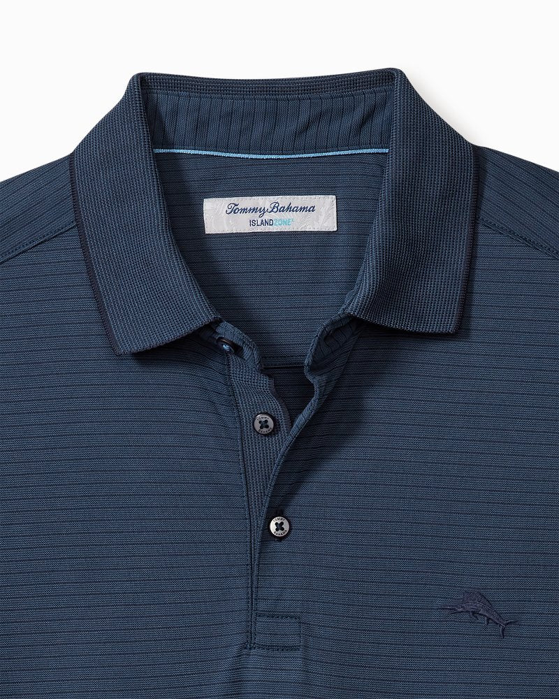 Tommy Bahama Quality - Big & Tall Bay Stripe IslandZone® Polo