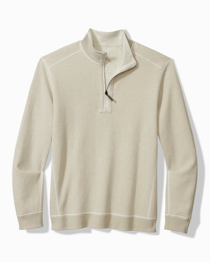 Tommy Bahama Special Offer - Big & Tall Flip Coast Reversible Half-Zip Sweatshirt