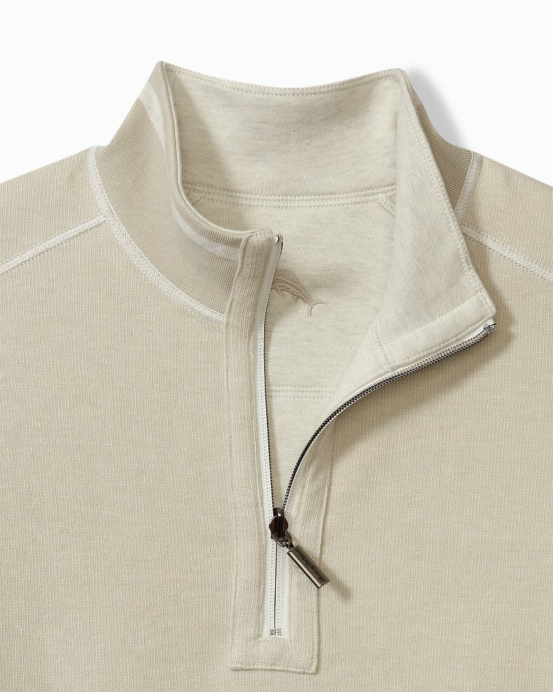 Tommy Bahama Special Offer - Big & Tall Flip Coast Reversible Half-Zip Sweatshirt