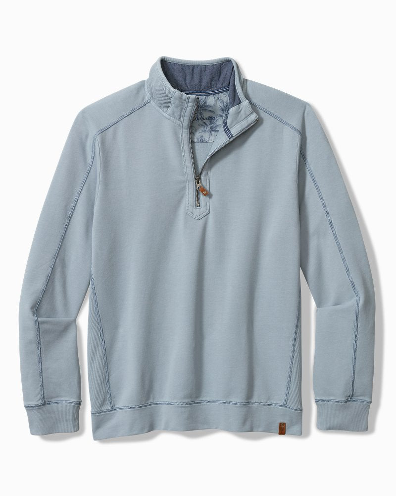 Tommy Bahama Discount - Big & Tall Ben & Terry Half-Zip Sweatshirt