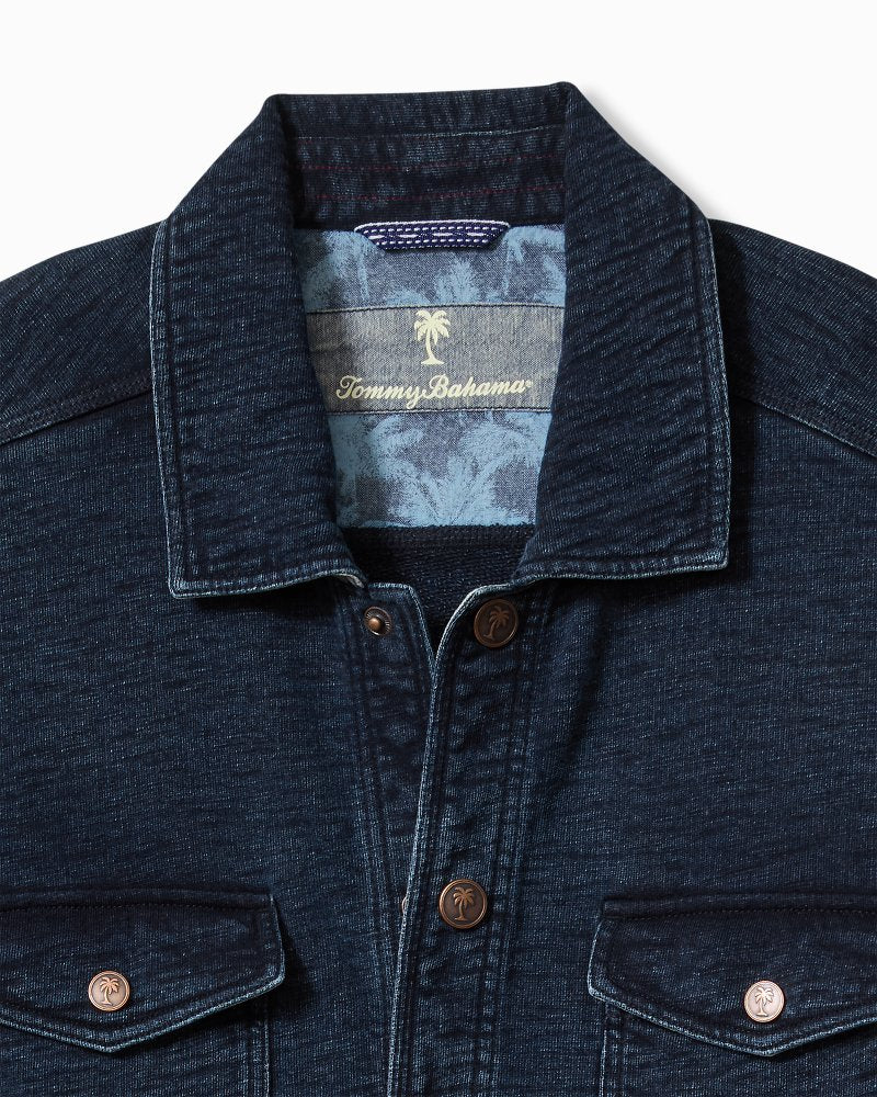 Tommy Bahama Special Offer - Big & Tall Indigo Paradise CPO Shirt Jacket
