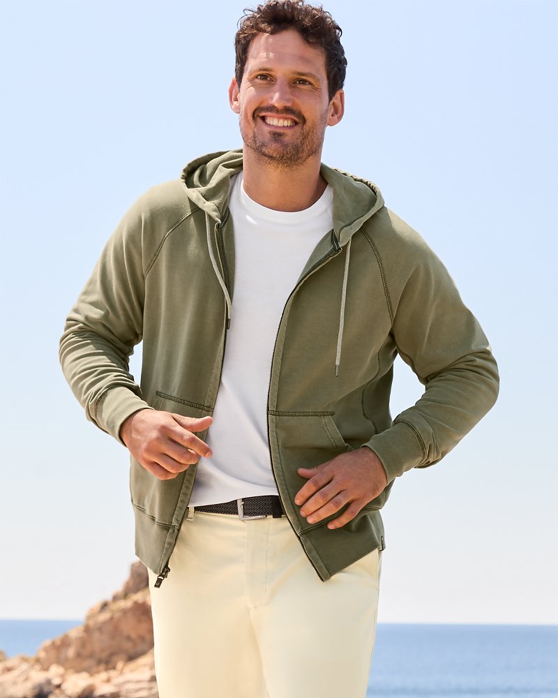 Tommy Bahama Special Offer - Big & Tall Ben & Terry Full-Zip Sweatshirt