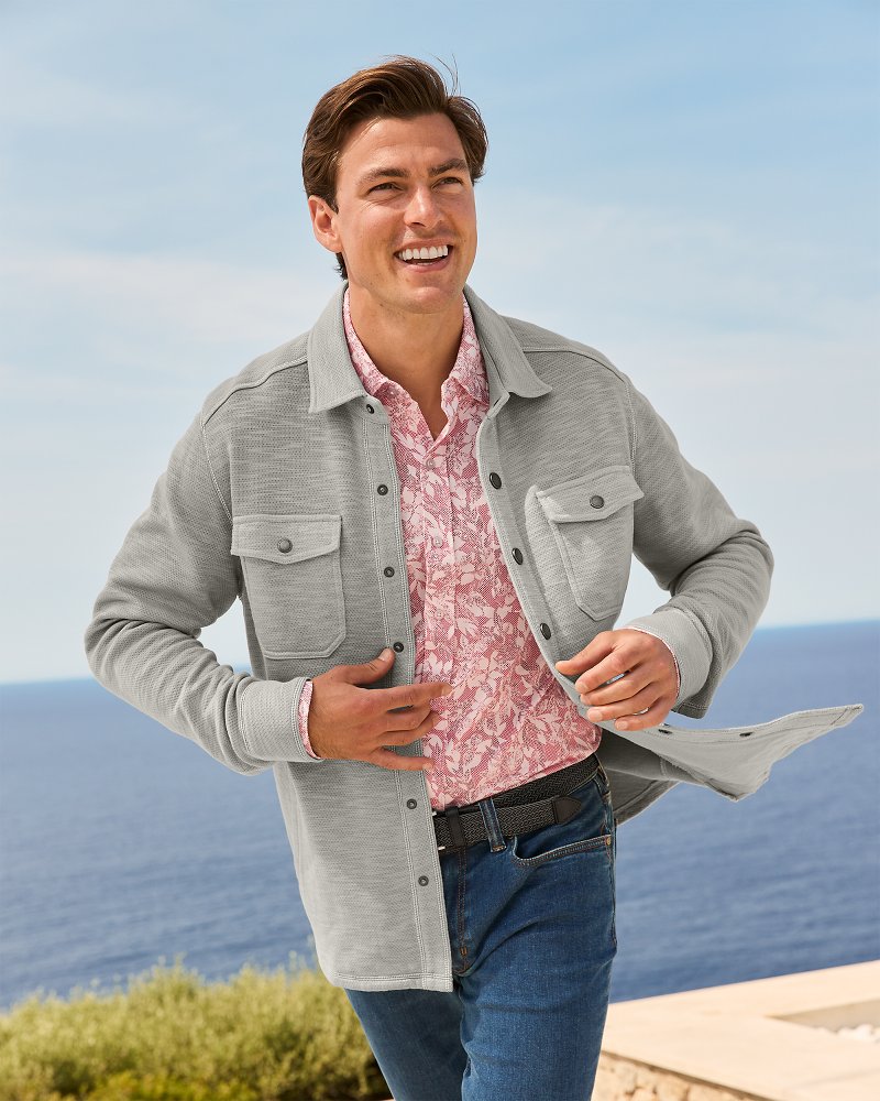 Tommy Bahama Everyday - Big & Tall Trinidad CPO Shirt Jacket