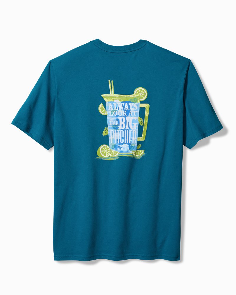 Tommy Bahama New - Big & Tall Always Look at the Big Pitcher Graphic T-Shirt