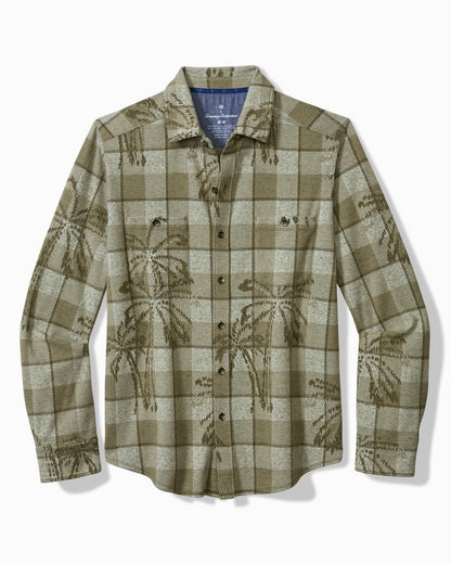 Tommy Bahama New - Big & Tall Fireside Palm Springs Stretch Flannel Shirt
