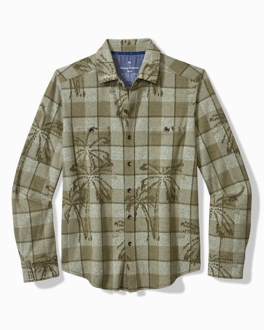 Tommy Bahama New - Big & Tall Fireside Palm Springs Stretch Flannel Shirt