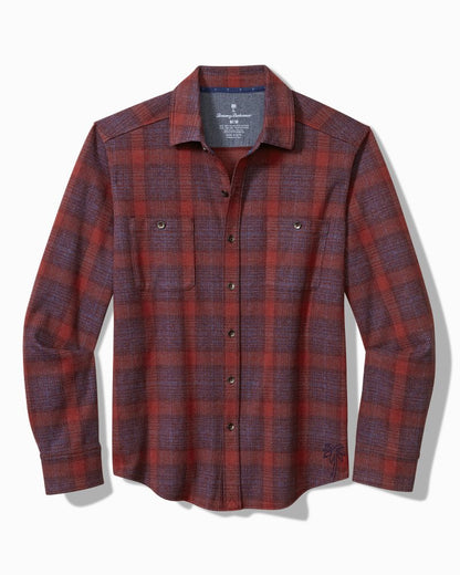 Tommy Bahama New - Big & Tall Fireside San Miguel Stretch Flannel Shirt