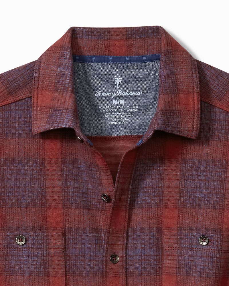 Tommy Bahama New - Big & Tall Fireside San Miguel Stretch Flannel Shirt