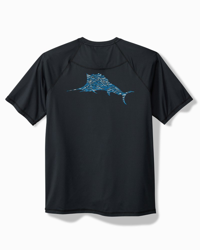 Tommy Bahama Discount - Big & Tall Chill Time Surf IslandZone® Short-Sleeve Rash Guard