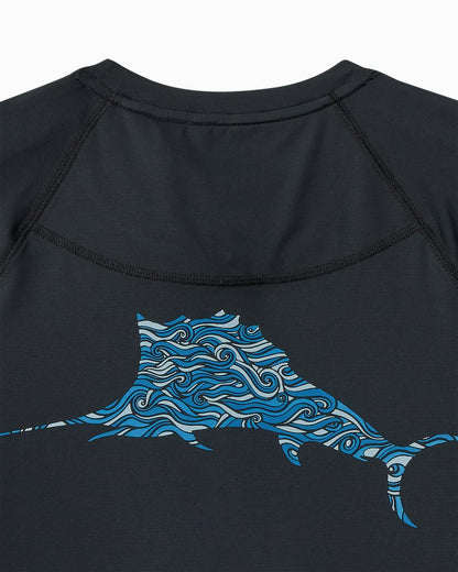 Tommy Bahama Discount - Big & Tall Chill Time Surf IslandZone® Short-Sleeve Rash Guard
