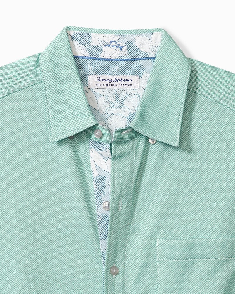 Tommy Bahama Classic - Big & Tall San Lucio Cali Blooms Happy Hour Knit Stretch Shirt